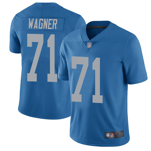Detroit Lions Limited Blue Men Ricky Wagner Alternate Jersey NFL Football #71 Vapor Untouchable->detroit lions->NFL Jersey